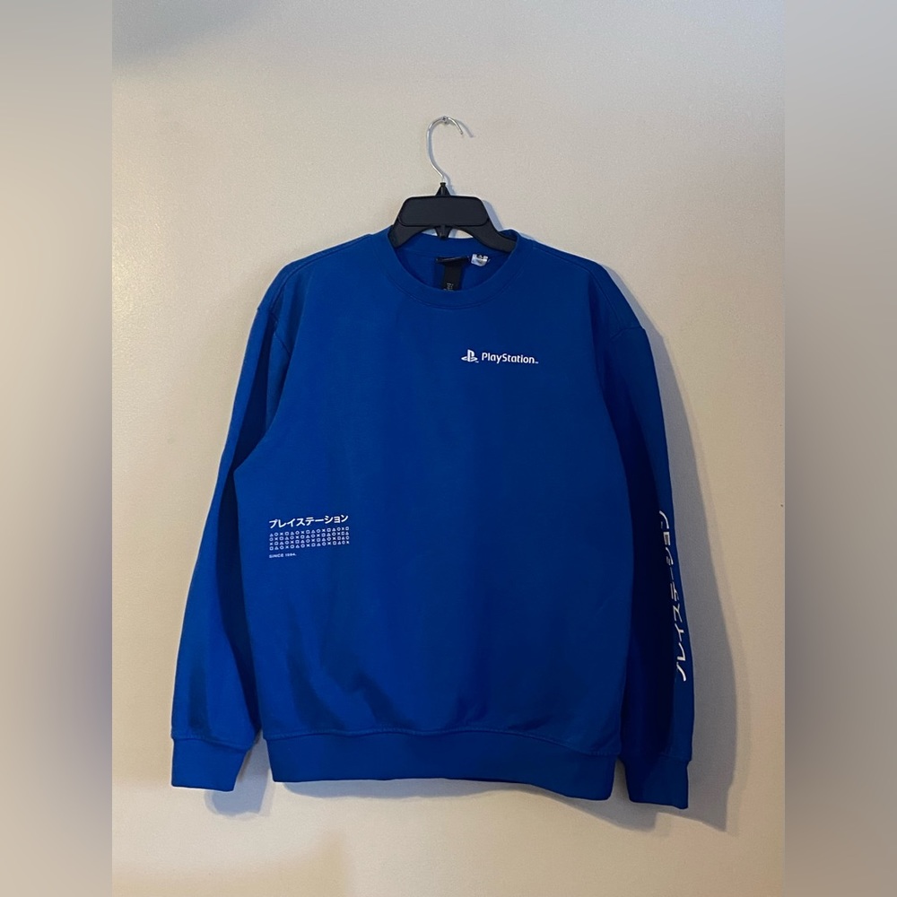 Streetwear H&M x PlayStation Blue Crewneck